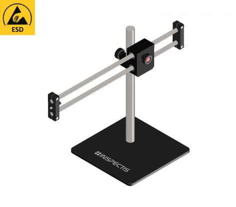 Inspectis HD-071-E. Штатив настольный, с двумя штангами, стандартное основание, ESD