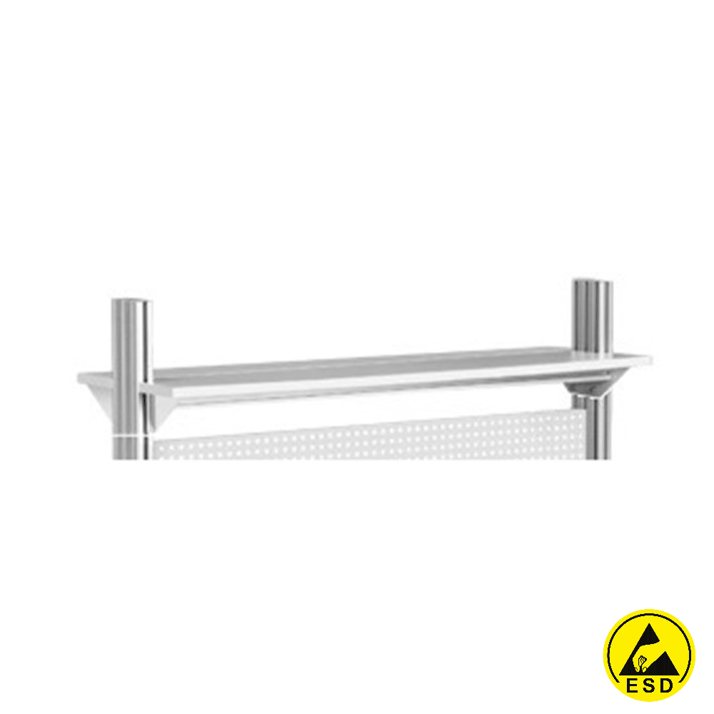 Дополнительная двойная антистатическая полка для оборудования (для островных столов Viking серии АЛЬЯНС) АЛ-О-ПО-18/1-4 ESD
