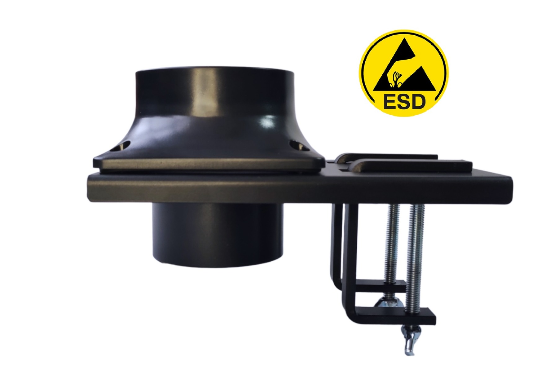 Струбцина антистатическая с адаптером под дымоприемник Fumeclear 50 мм, для воздуховода 50мм