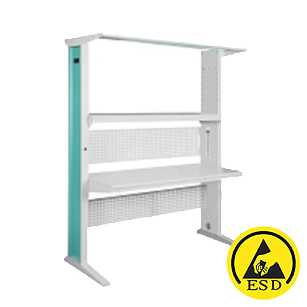 Антистатический стол рабочий Viking ГМ Гамма ESD, 1200x700 мм, правый энергоболок