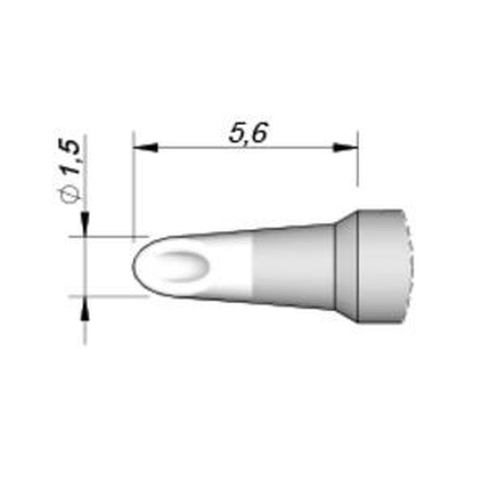 Наконечник JBC C210-029 миниволна 1,5 мм