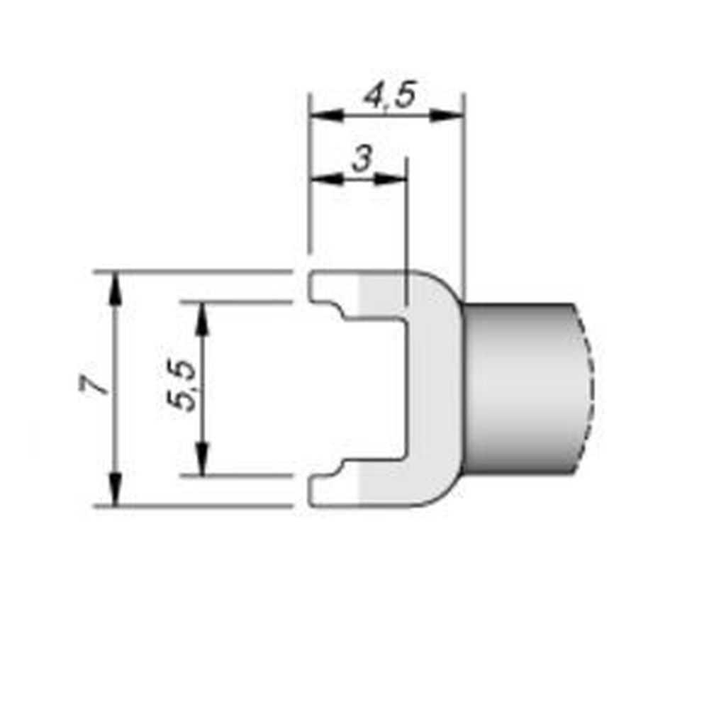 Наконечник JBC C245-250 Tunnel 5,4 х 8,0 мм