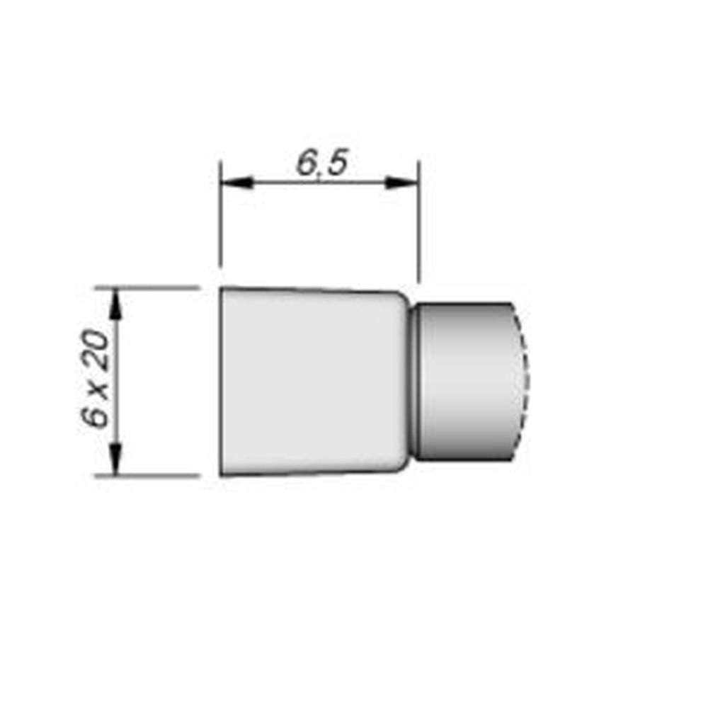 Наконечник JBC C245-311 для работы с пластиками 6,0 х 20,0 мм