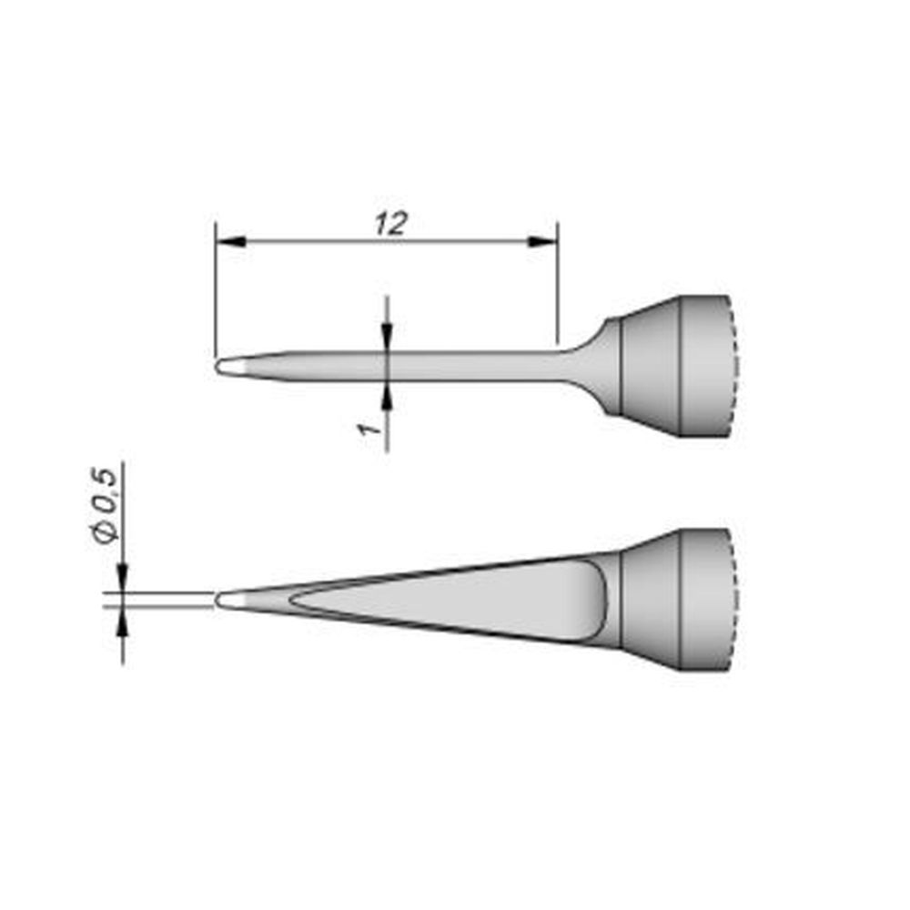 Наконечник JBC C245-764 остриё 0,5 мм