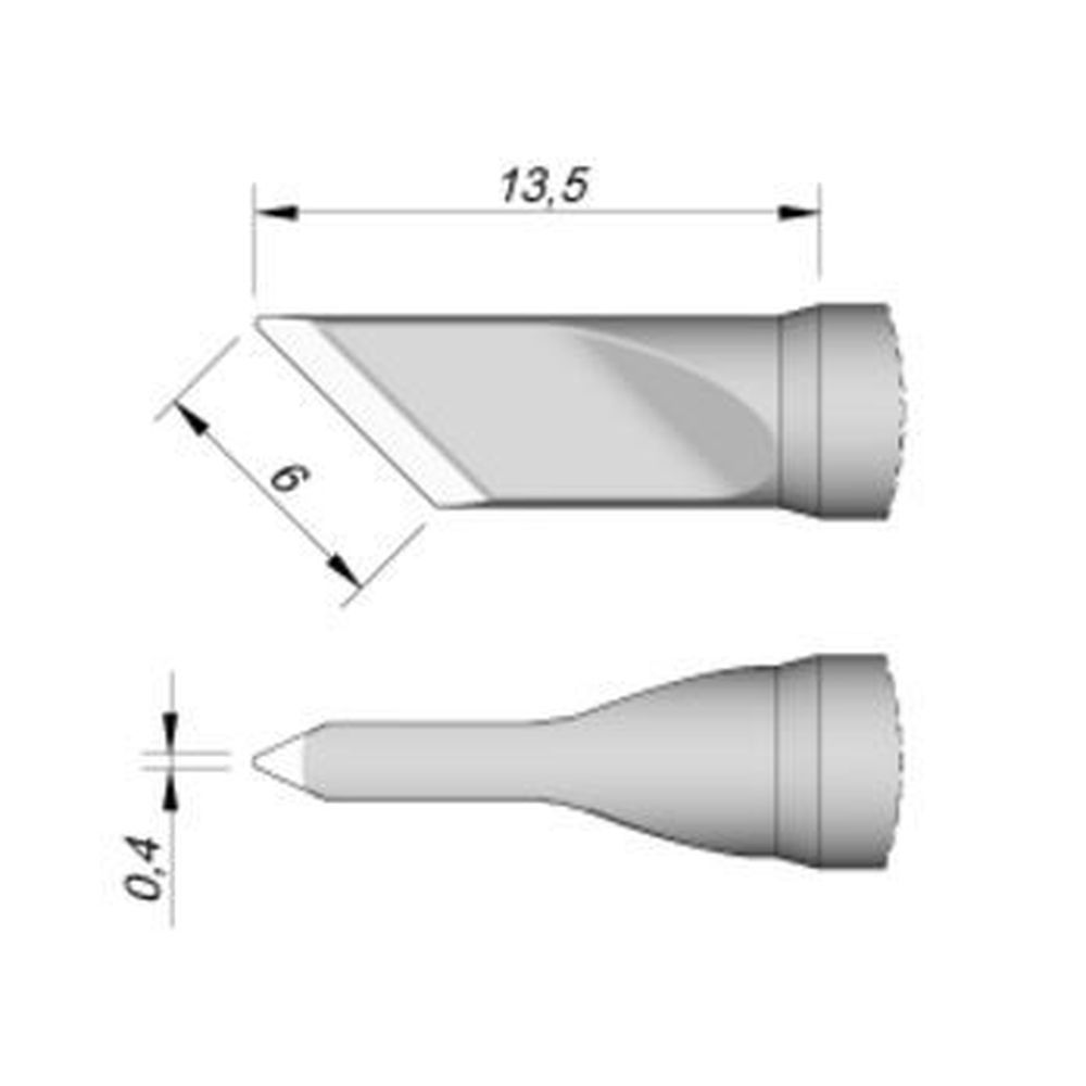 Наконечник JBC C245-765 ножевидный 6,0 х 0,4 мм