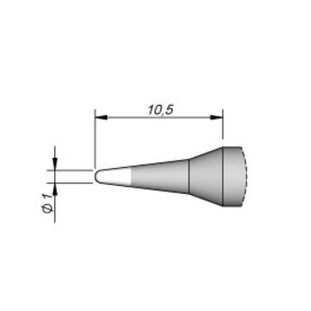 Наконечник JBC C245-903 конический 1,0 мм