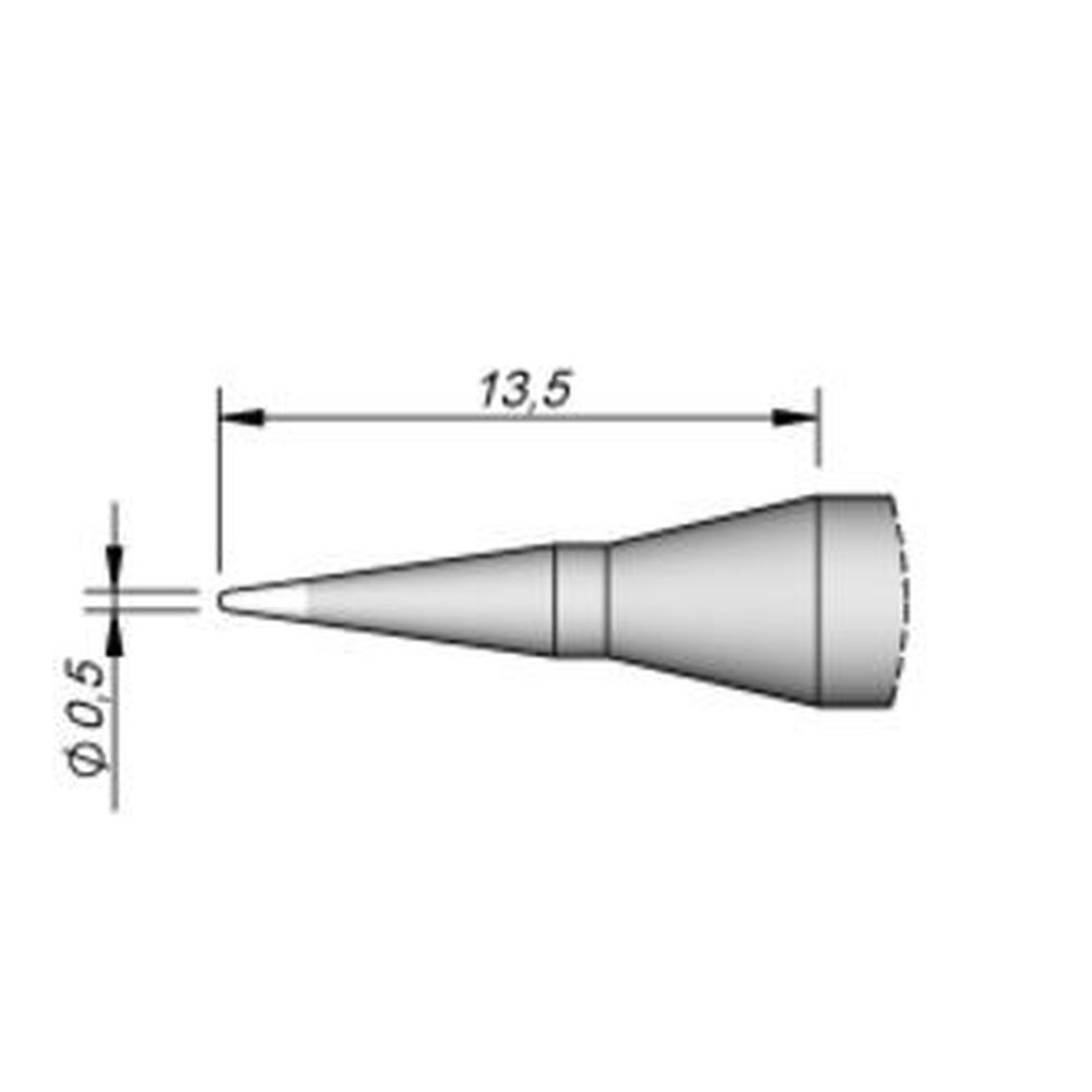 Наконечник JBC C245-930 конический 0,5 мм