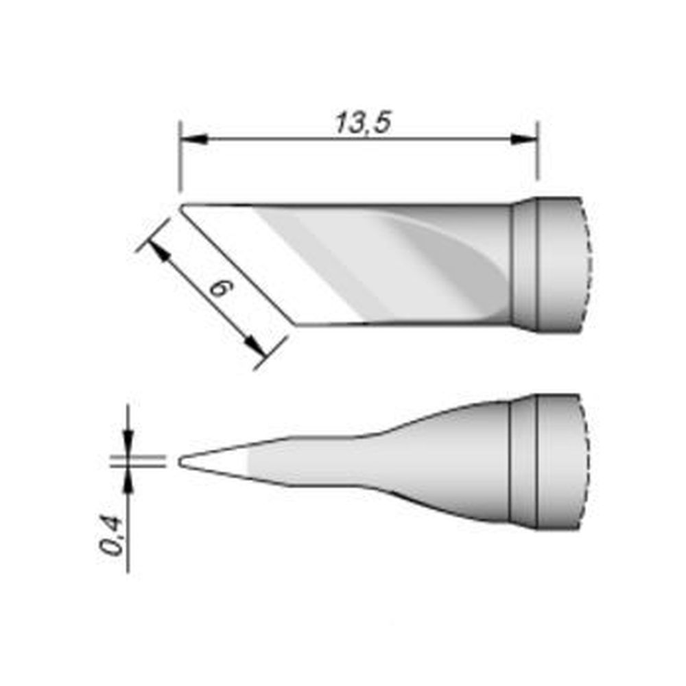 Наконечник JBC C245-939 ножевидный 6,0 х 0,4 мм