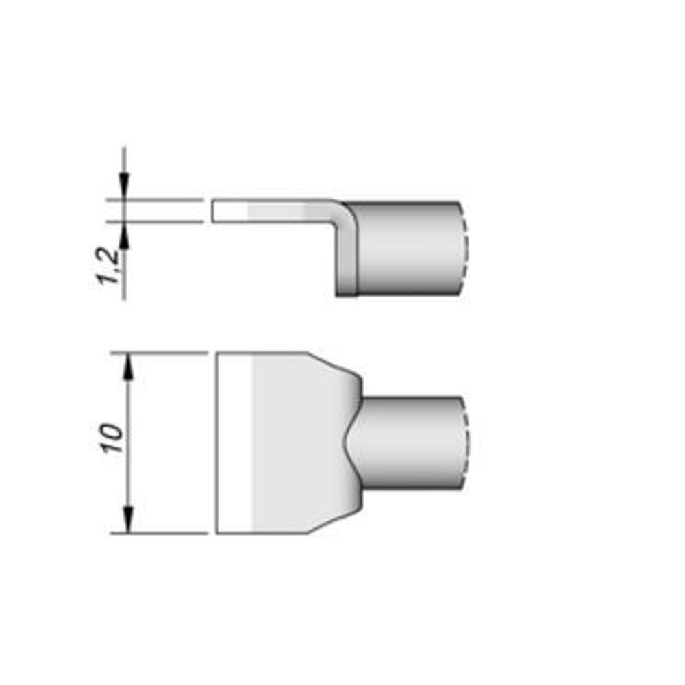 Наконечник JBC C420-276 лопатка 10,0 мм