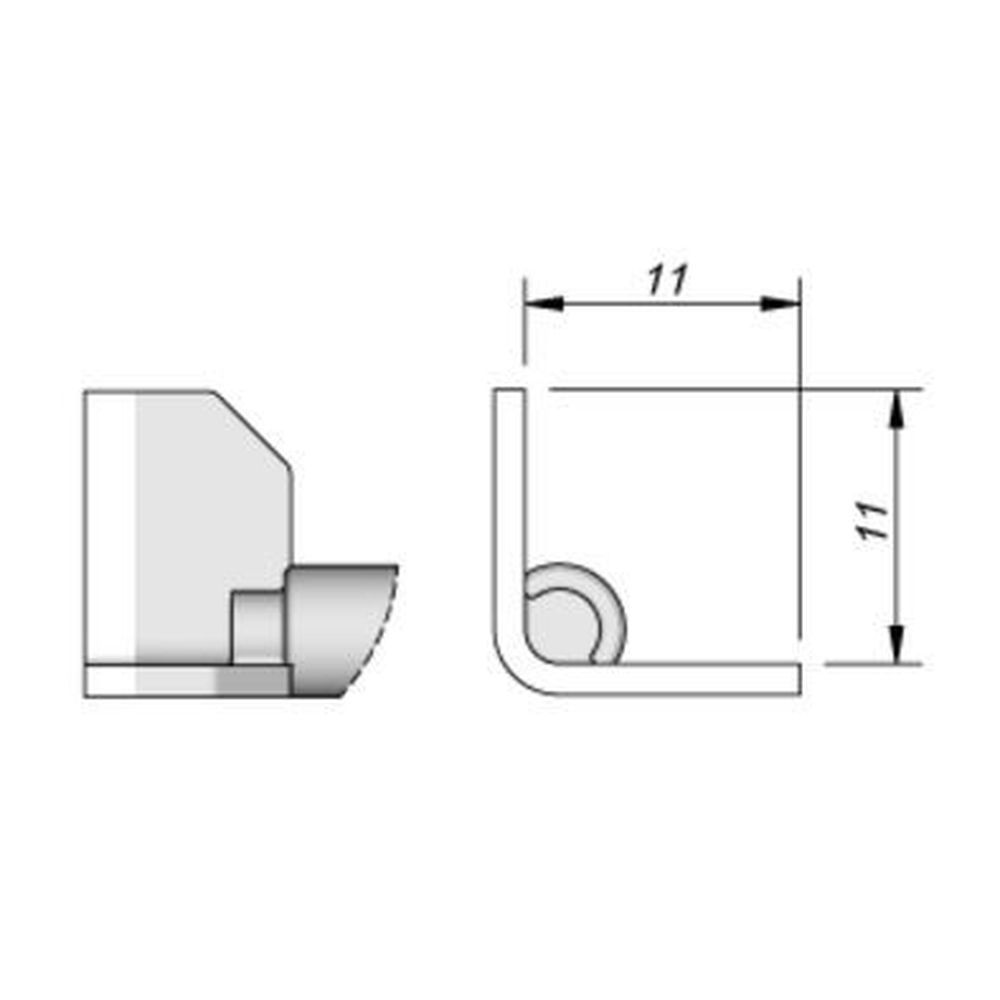 Наконечник JBC C420-280 QFP/PLCC 11,0 x 11,0 мм