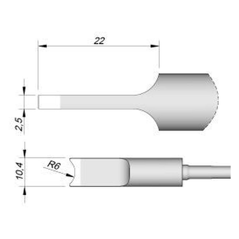 Наконечник JBC C470-012 для пайки разъёмов 10,4 мм