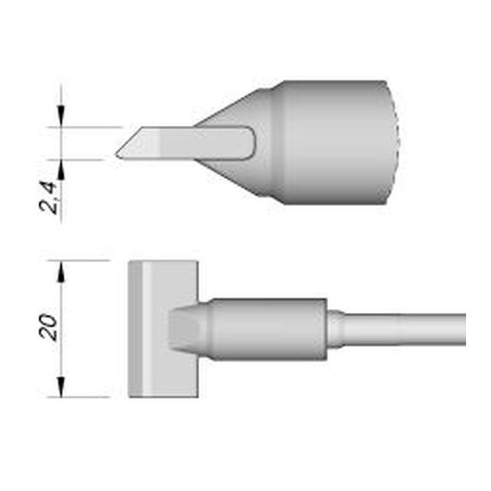 Наконечник JBC C470-059 лопатка 20,0 мм