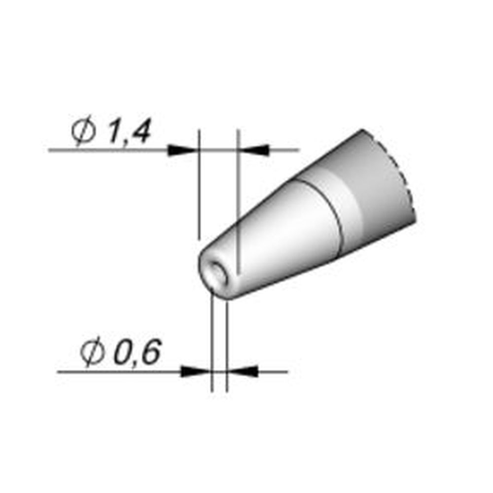 Наконечник JBC C560-001 HT демонтажный 0,6 мм