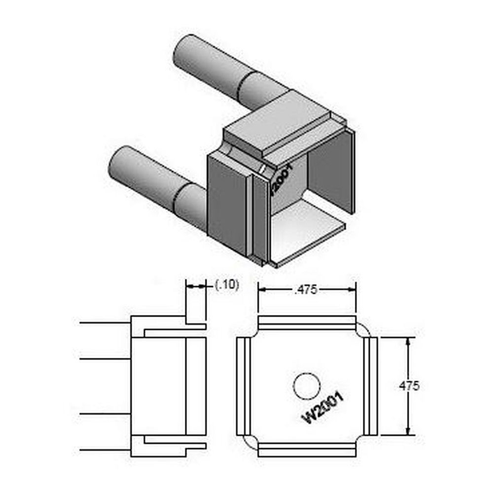 PACE 1124-2001 Наконечник TP100 LQFP 12ммX12мм