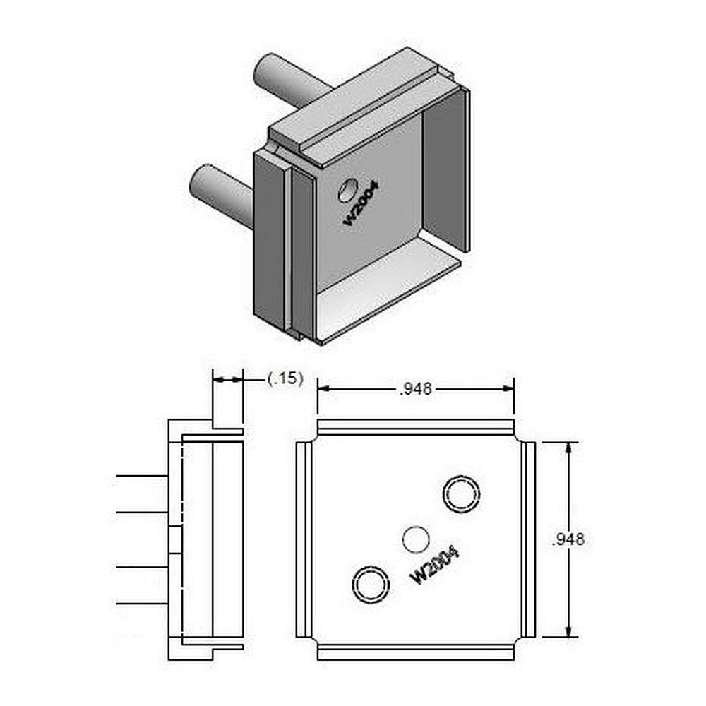 PACE 1124-2004. Наконечник TP-100 LQFP 24MMX24MM