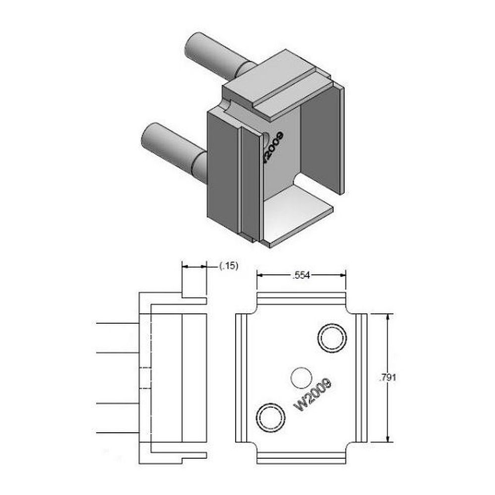 PACE 1124-2009. Наконечник TP100 QFP 14MX20MX3.9M