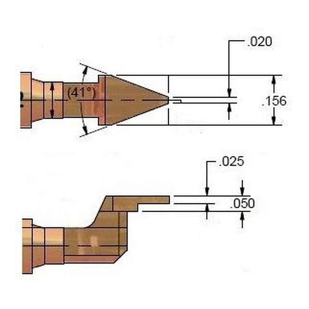 PACE 1128-1002 Наконечник WJS для MT100 0.7х0.5мм