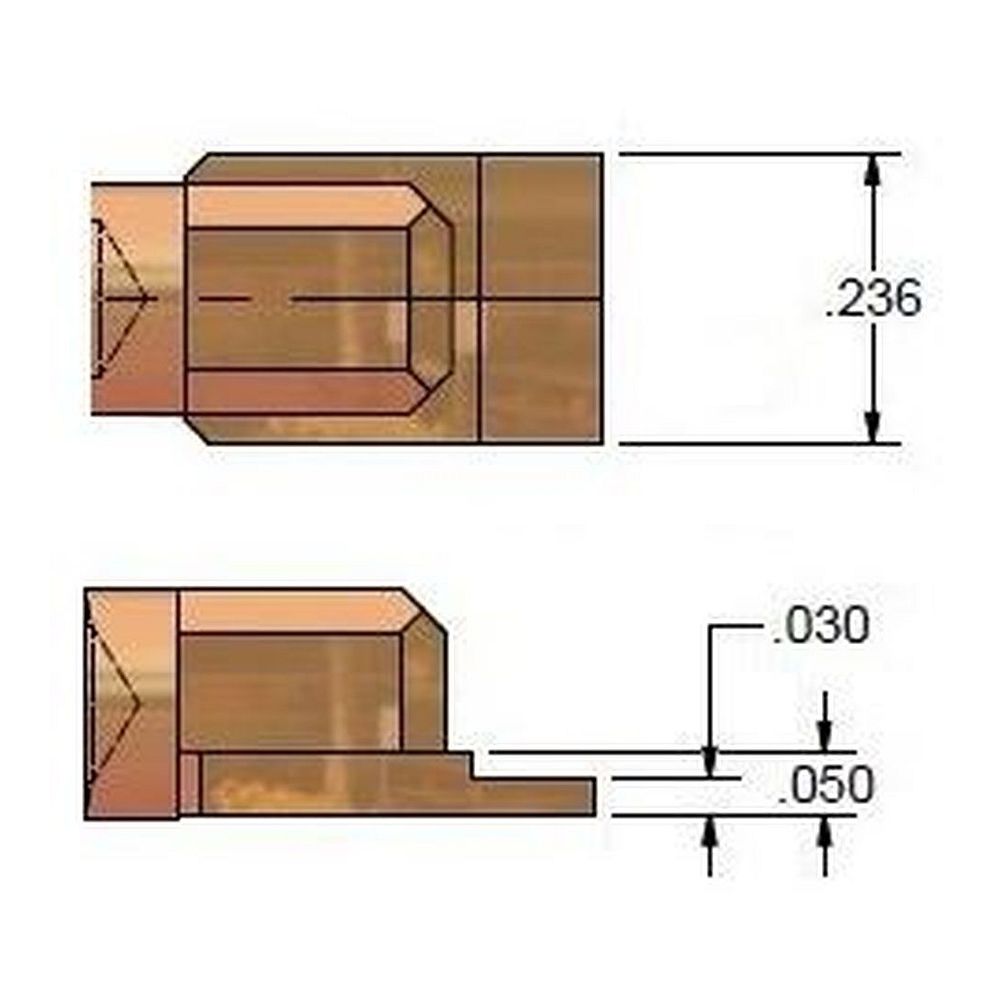PACE 1128-1005. Наконечник WJS для MT100 0.7х6.0мм