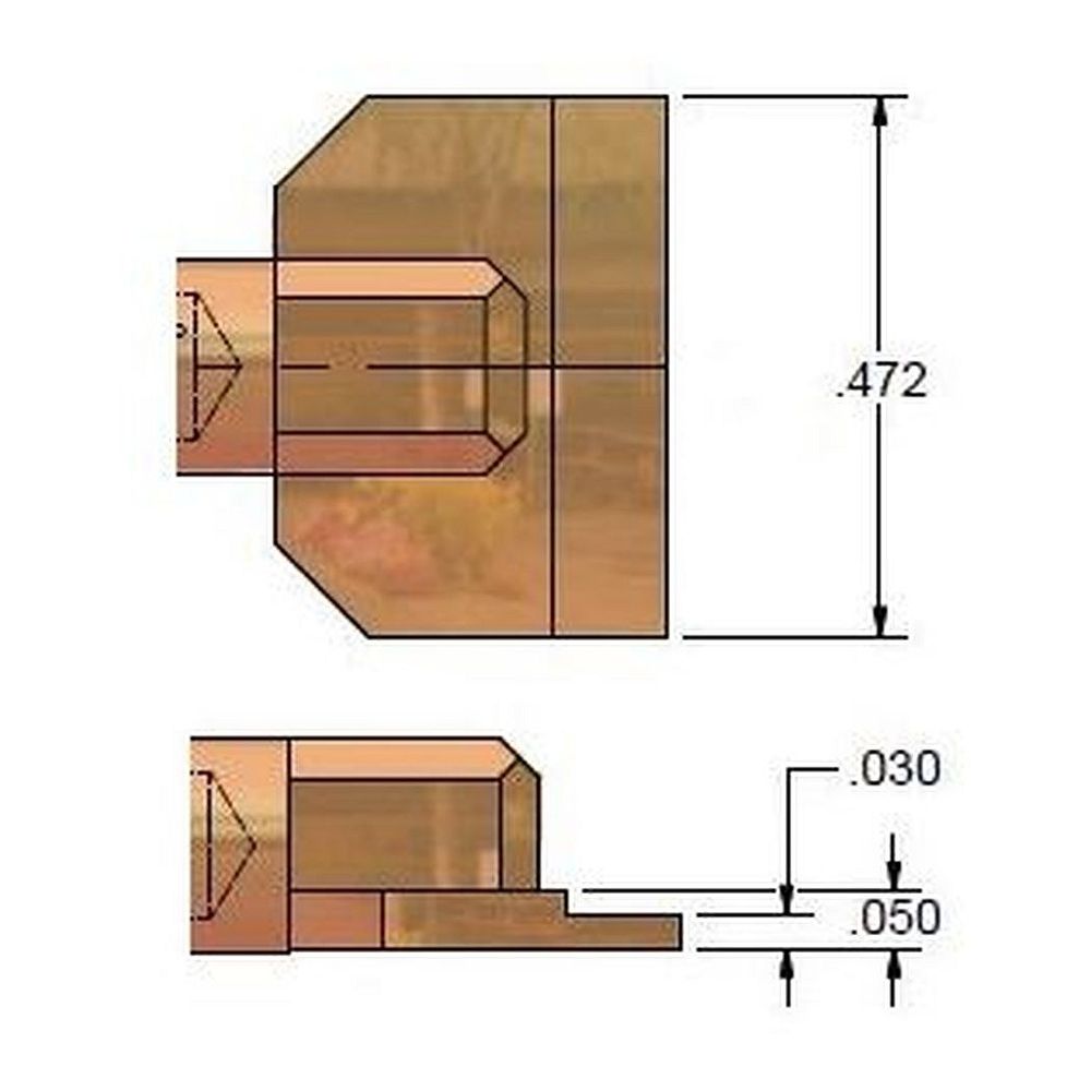 PACE 1128-1008. Наконечник WJS для MT100 0.7х13.0мм