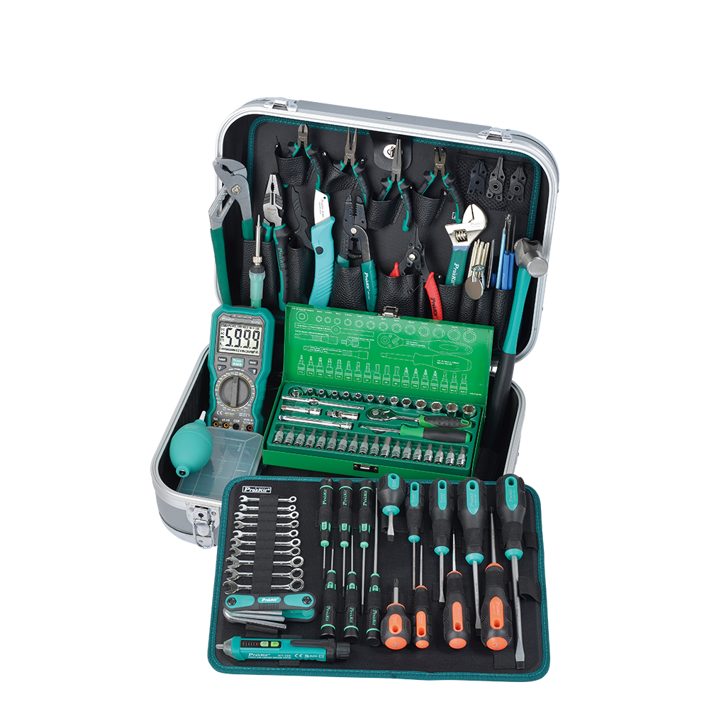 Набор инструментов 1PK-2009B для сервис-техника (220 В, метрическая система)