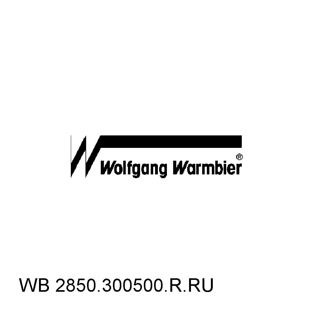 Warmbier 2850.300500.R.RU. Таблички из самоклеющейся ПВХ пленки