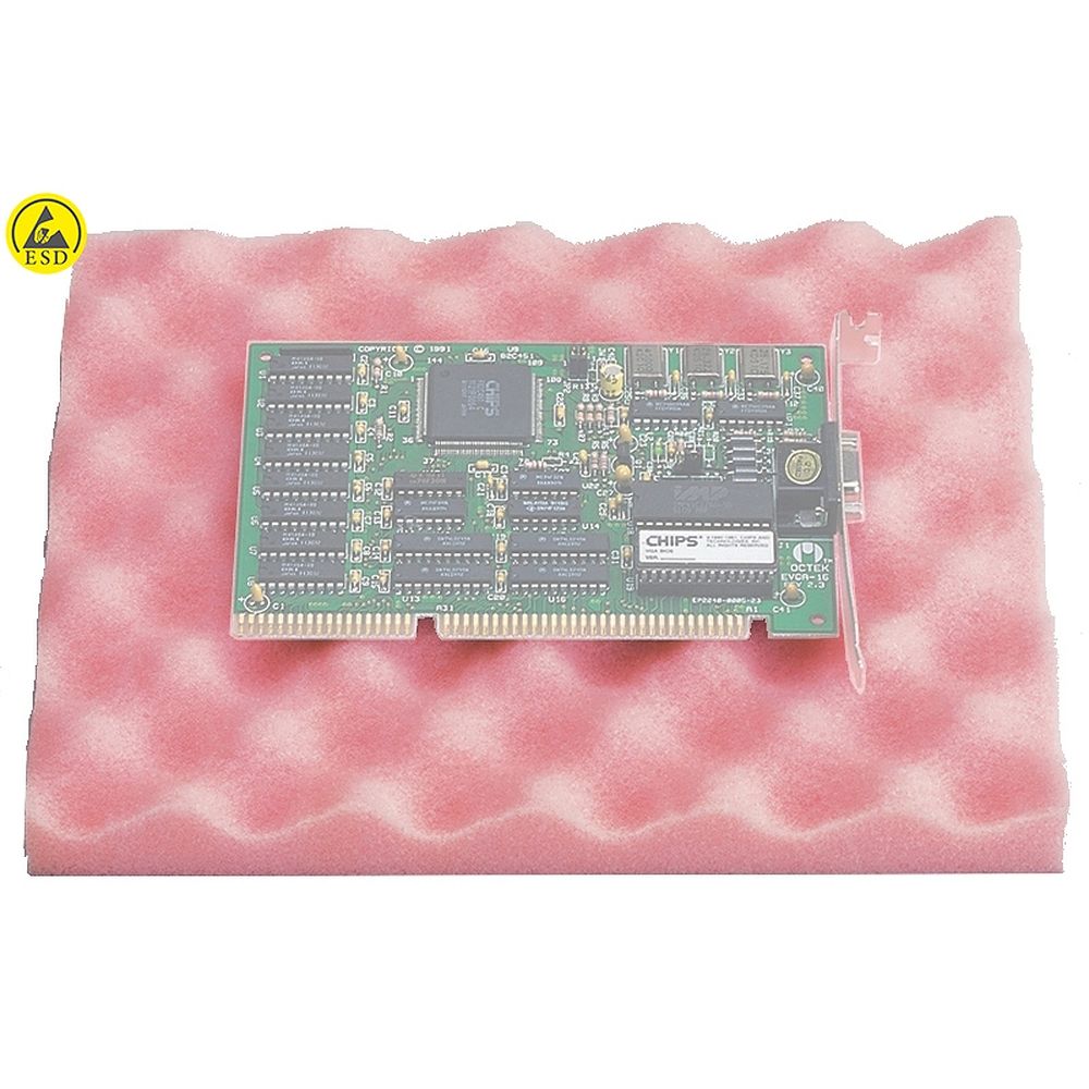 Warmbier 4930.1.32. ESD-Schaumstoff rosa, genoppt 253 x 153 x 20 mm