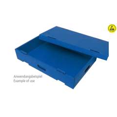 Warmbier 5510.SB.64. ESD-Stülpdeckel 600 x 400 x 40 mm