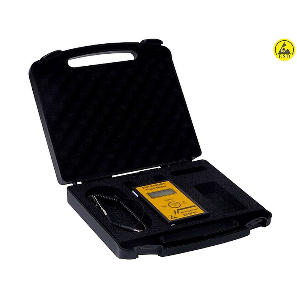 Warmbier 7100.EFM51.PLUS. Elektrofeldmeter EFM51 in leitfähigem Koffer