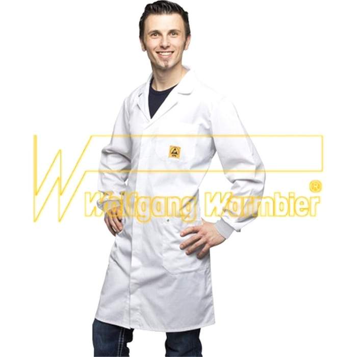 Warmbier 2615.AM160.C.XXL. ESD Arbeitsmantel, XXL, weiß