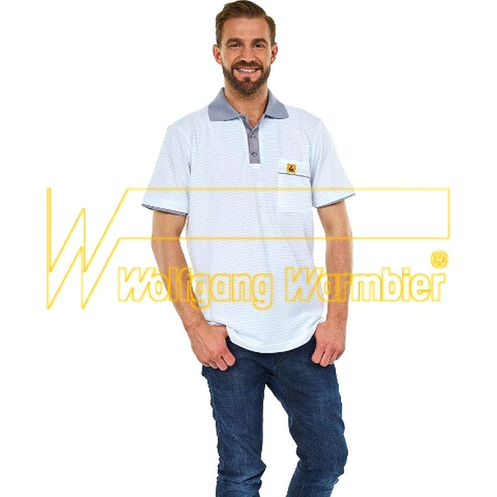 Warmbier 2623.P.XS. ESD-Poloshirt, XS, weiß