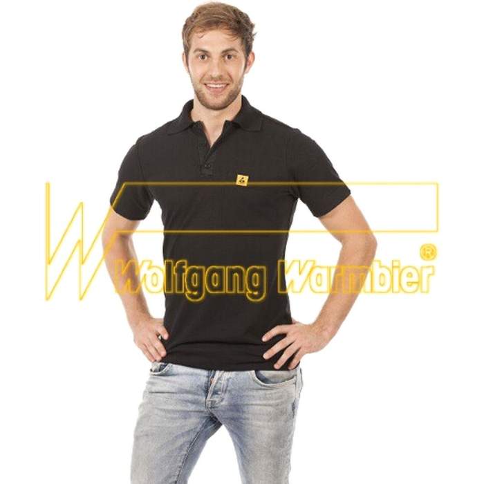 Warmbier 2629.P.XXL. Warmbier Polo-Shirt, ESD, XXL, schwarz