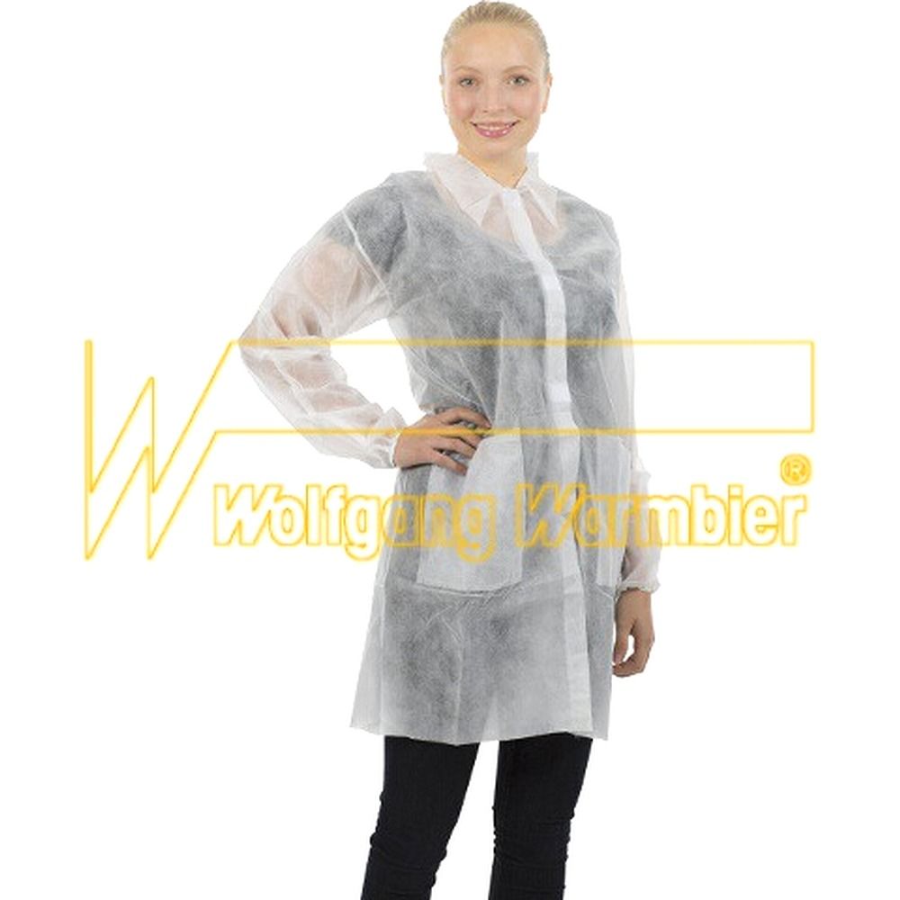 Warmbier 2685.DS.XL. ESD-Einweg-Arbeitsmantel, XL