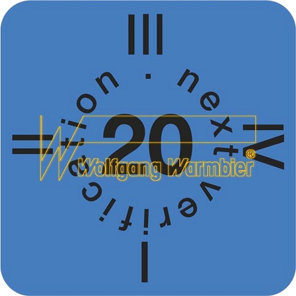 Warmbier 2850.6035.20. Warmbier Fälligkeitsmarke ″nächste Überprüfung″, 2020