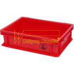 ESD Lagerbehälter IDP, ESD / EGB, 300 x 200 x 120 mm, rot
