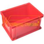 ESD Lagerbehälter IDP, ESD / EGB, 400 x 300 x 230 mm, rot