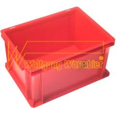 ESD Lagerbehälter IDP, ESD / EGB, 400 x 300 x 230 mm, rot