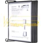 Warmbier 5600.150.M. Wandhaltersystem mit aufklappbaren Schwenktafeln