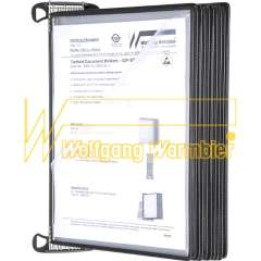 Warmbier 5600.150.M. Wandhaltersystem mit aufklappbaren Schwenktafeln