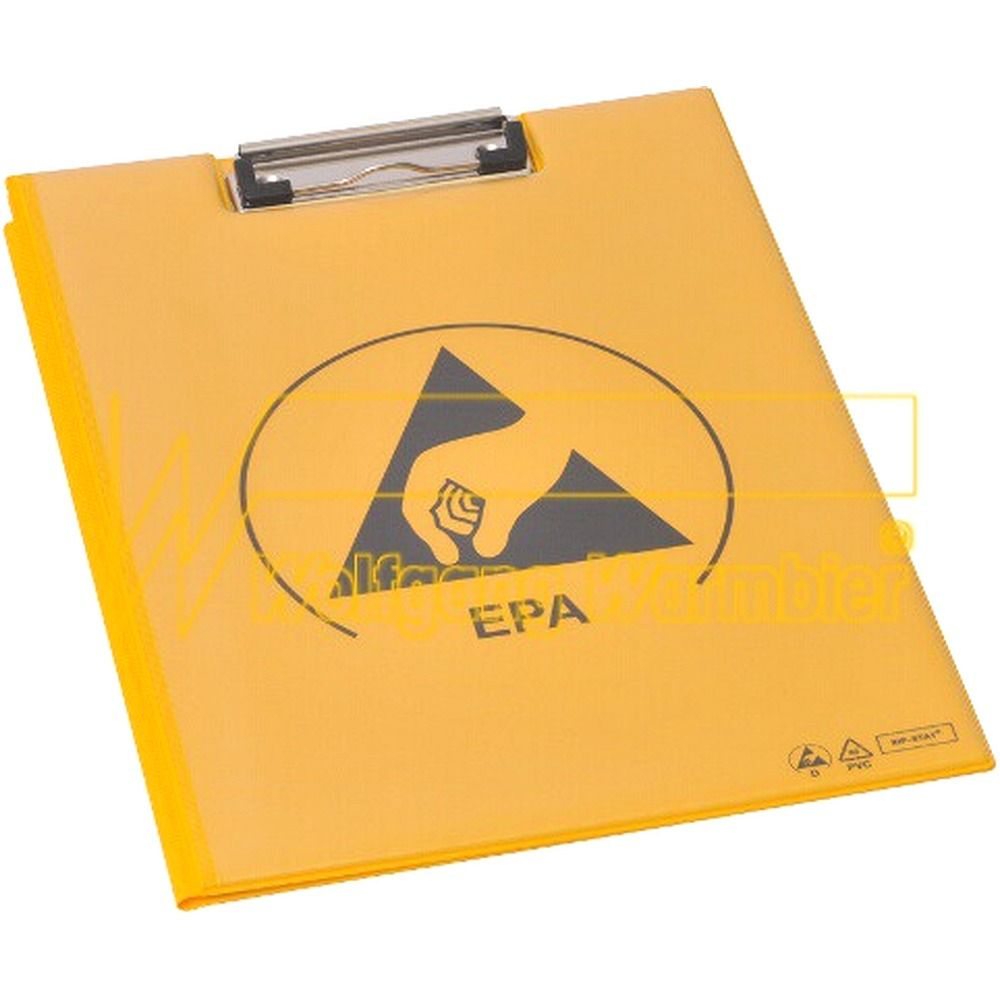Warmbier 5710.CB.Y. Планшет с обложкой и зажимом для бумаг формата А4 (размеры: 245 x 315 мм / цвет: жёлтый)