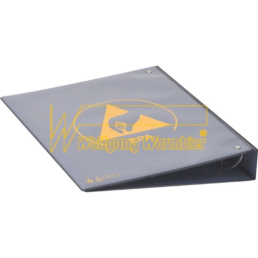 Warmbier 5710.RB.B. Папка-регистратор ESD на кольцах IDP-STAT, черная.